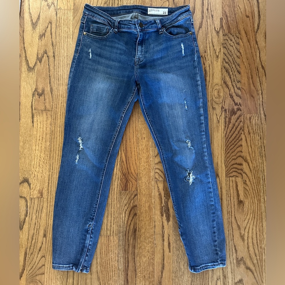 Pistola jeans zipper ankle 29 26” inseam Trendy Classic Chic
